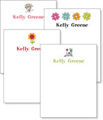 Queen Bee Personalized Note Pads - Floral Assortment (NP-FA)